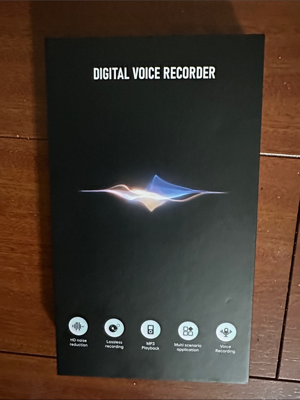 Digital Voice Recorder - Black Portable Audio Recorder